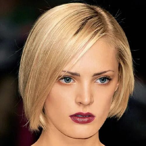 Прически каре жидкие волосы short blonde Short straight haircut, Straight hairstyles, Bob haircuts for women