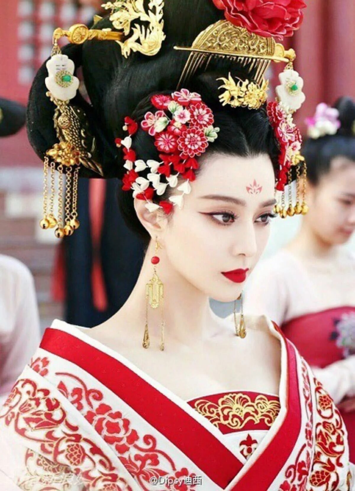 Прически китая Ghim trên Orient Cô dâu, Cosplay, Nữ thần