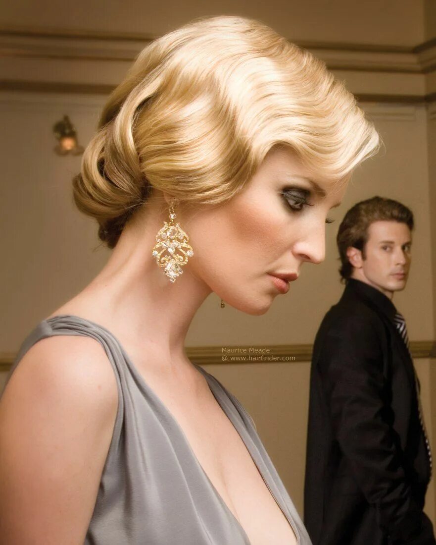 Прически классические красивые Classy Finger Waves Hairstyles To Look Jazzy Today Hairdrome.com Peinados, Inspi