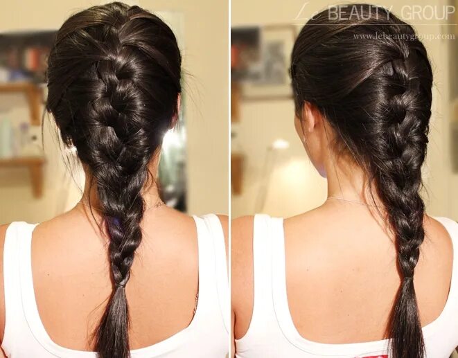 Прически колоски на длинные Hairstyle: Messy French Plait / Braid on Layered Hair Plaits hairstyles, Hair st