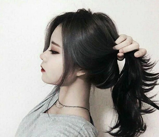 Прически кореянок на длинные волосы INSTRAGRAM - Kim Taehyung Womens hairstyles, Beauty, Hair color asian