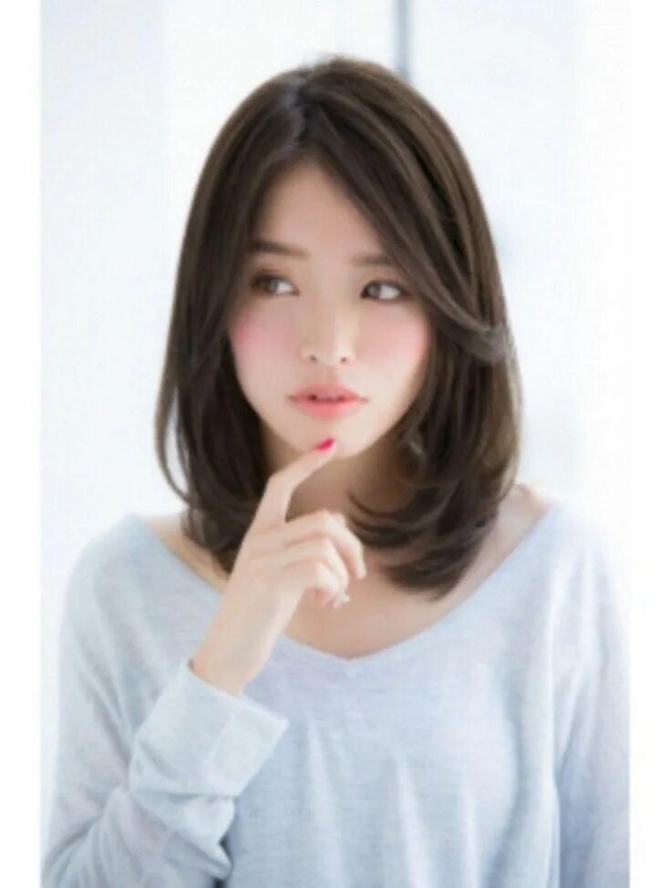 Прически кореянок на средние 2018-2019 Korean Haircuts For Women - Shapely Korean Hairstyles Korean short hai