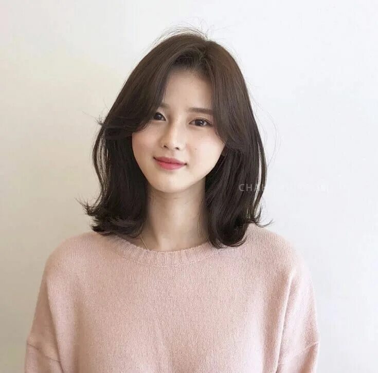 Прически кореянок на средние волосы Über 20 koreanische Kurzhaarschnitte für runde Gesichter Short hair styles for r