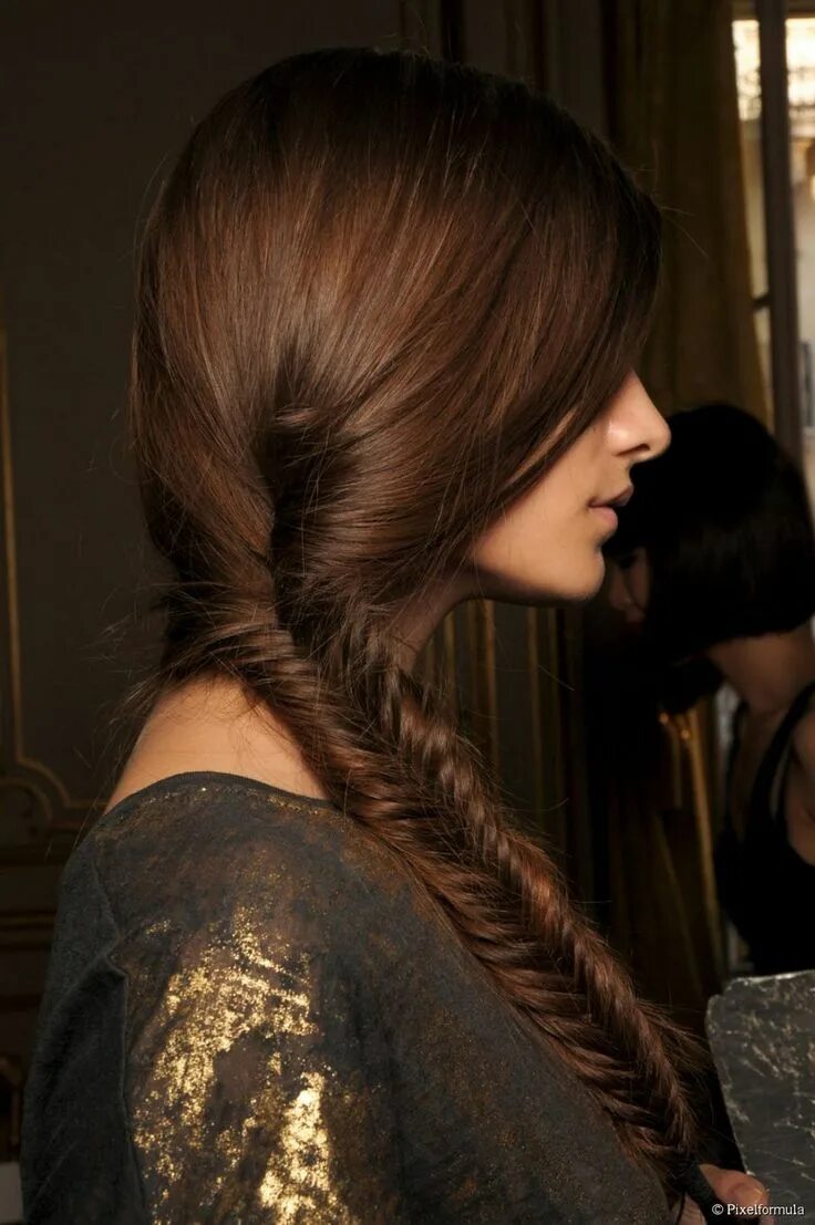 Прически коричневые волосы 40+ Fishtail Braid Hairstyles for all situations Ideas Hair inspiration, Brunett