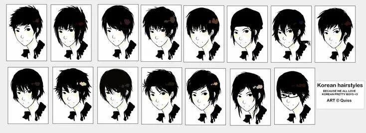 Прически короткие аниме парни Korean HAIRSTYLES by Quiss Korean hairstyle, Korean men hairstyle, How to draw h