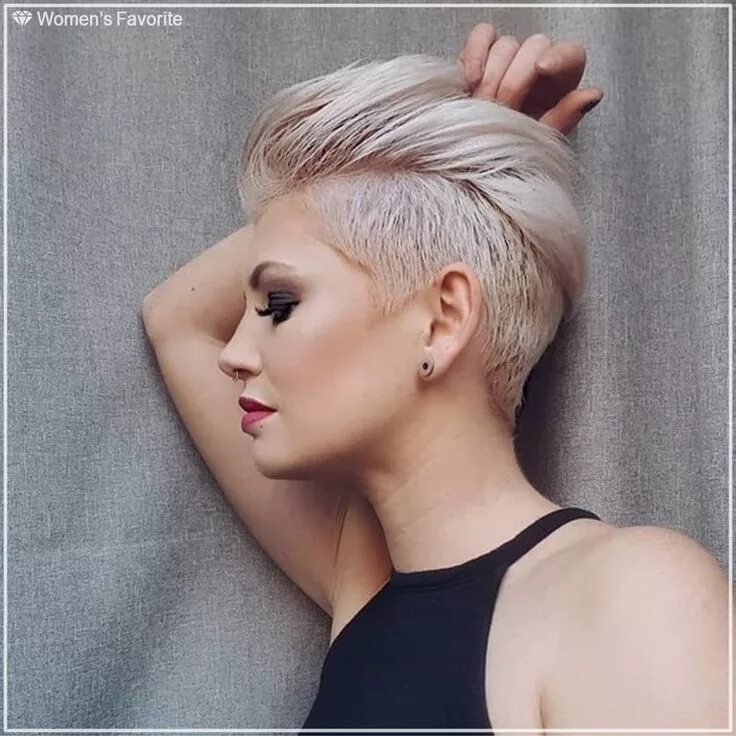 Прически короткие бритые Стильная стрижка #hair_WF #hairstyle #hairstyles #haircolor #instahair #волосы #