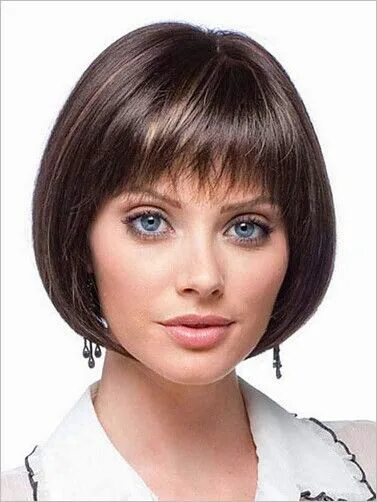 Прически короткие волосы овальным лицом Cute Bob - Love it! ❤ Short wigs, Short hair cuts, Remy human hair wigs