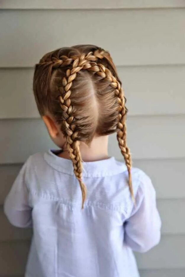 Hilde on Instagram: "Elastics and dutch lace braids into pigtails inspired by @b