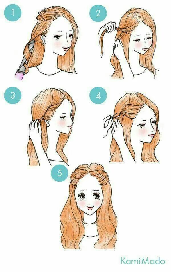 Прически которые сделают волосы легче Pin by un poco de todo on peinados Short hair diy, Diy wedding hair, Diy hairsty