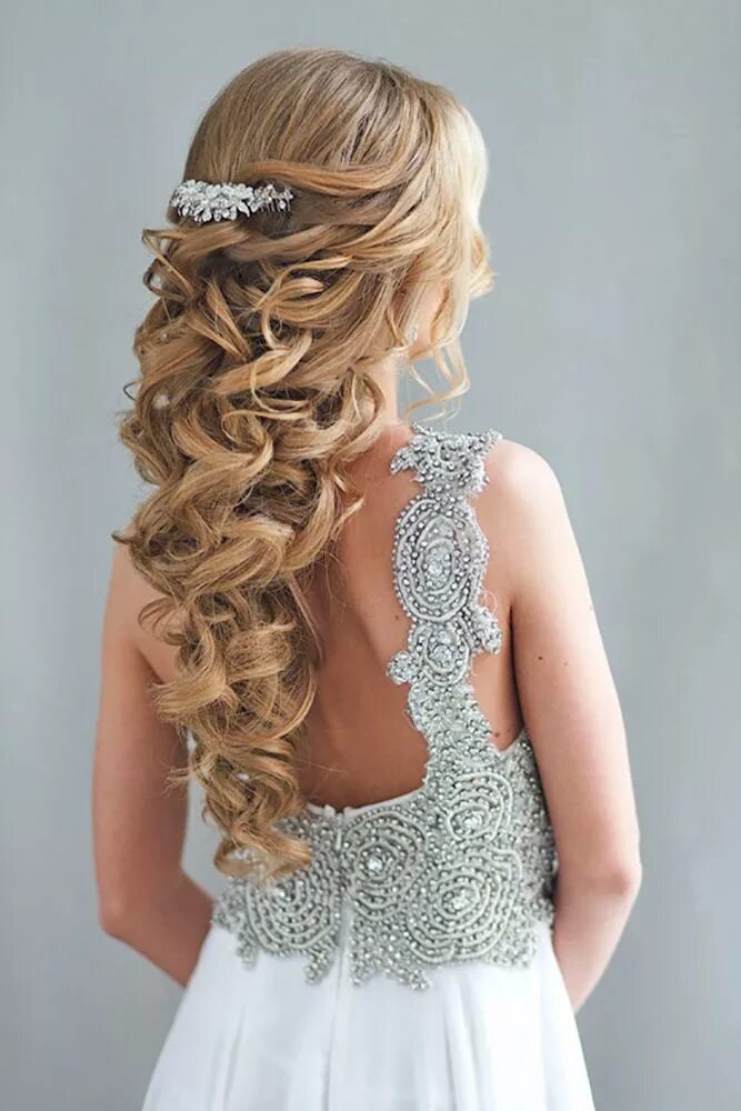 Прически красивые платья Half Up Half Down Wedding Hairstyles: Top Looks + Expert Tips Long hair styles, 