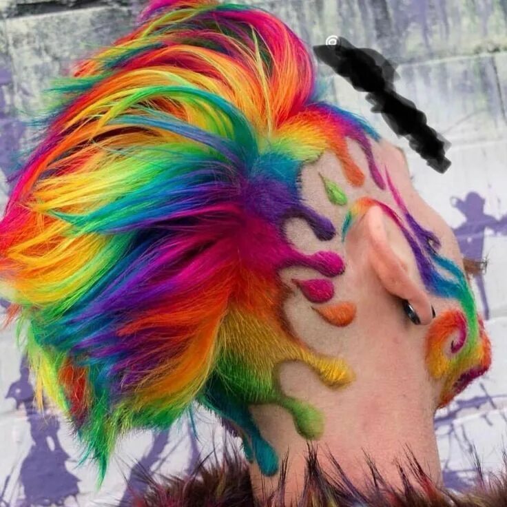 Прически краски фото RAINBOW UNICORN HAIR Hair designs, Rainbow hair color, Cool hair color