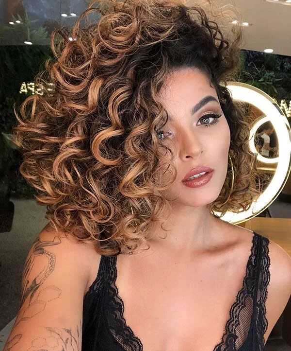 Прически кудряшки на средние 65+ Popular Short Curly Hair Ideas - Love this Hair Curly hair styles, Best curl