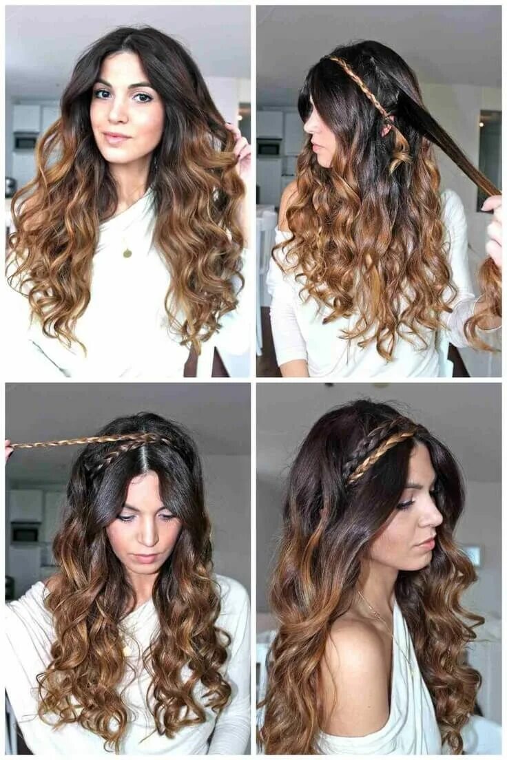 Как сделать локоны без плойки и бигуди? Wavy hair overnight, Curly hair styles, 