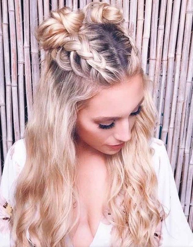 Прически лета Pin by Amanda Gaskell on Wedding Hair styles, Bohemian hairstyles, Long hair sty