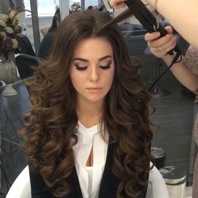 Прически локоны короткие Instagram photo by @elstile (ELSTILE ✨ ЭльСтиль) - via Iconosquare Curly wedding