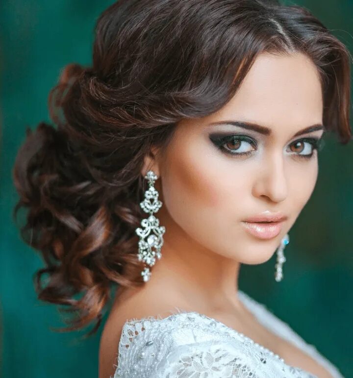 Прически макияж фото Peinados para Novias muy Elegantes 16 Wedding hairstyles, Bride hairstyles, Hair