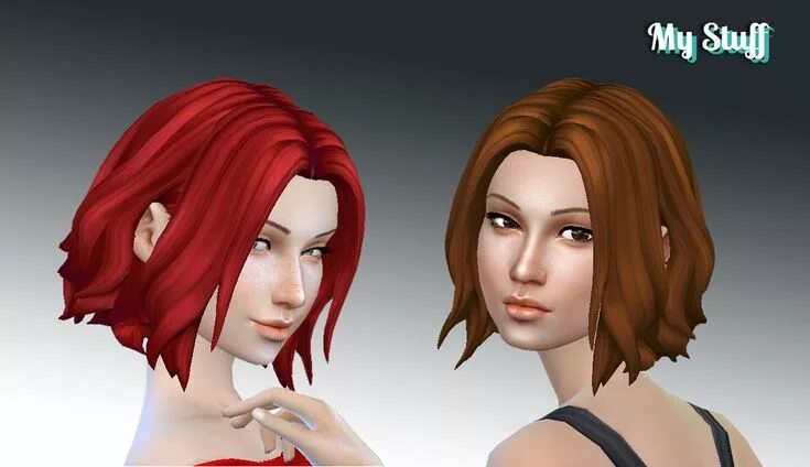 GCS - April's CC 2021 GoodChillsStudio Sims hair, Sims 4, Sims