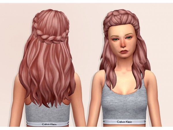 Прически максис phaedra hair by theuglyducklings Прически, Симс 4, Симс