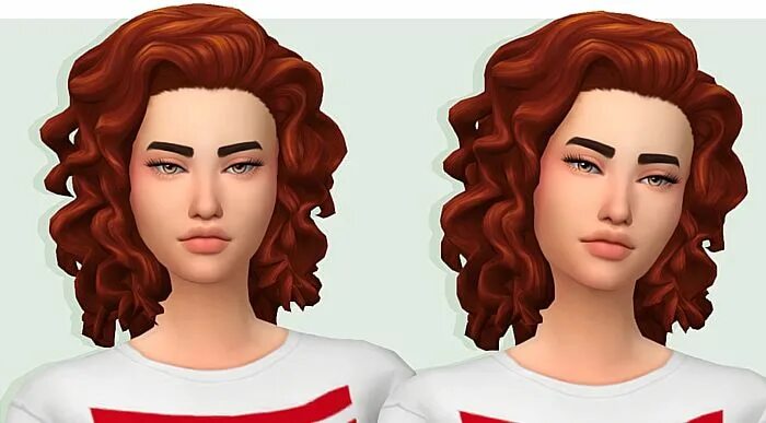 Прически максис Sims 4 mm hair- Short curly hair Sims 4 curly hair, Sims hair, Sims