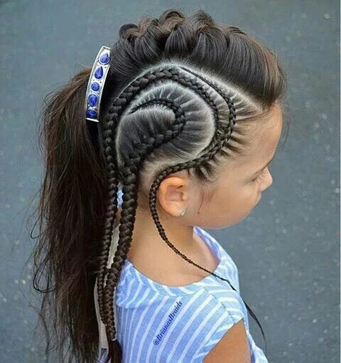 Прически мира для девочек Pin by Erin Taylor on Girls Hair Hair styles, Kids hairstyles, Cornrow designs