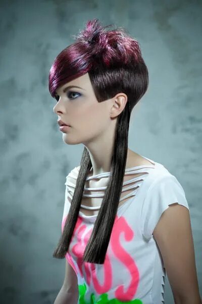 Прически молодежного стиля Futuristic hair-style Futuristic hair, Rock hairstyles, Hair styles