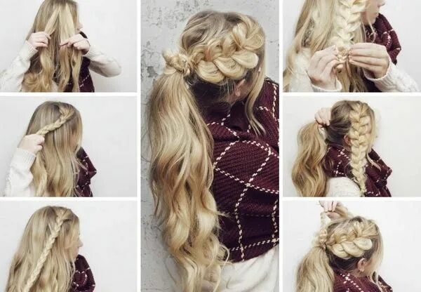 Прически можно сделать на длинные волосы 2019-2020 TRENDY HAIRSTYLE;ELEGANT&CREATIVE IDEAS FOR GIRLS! Trendy hairstyles, 