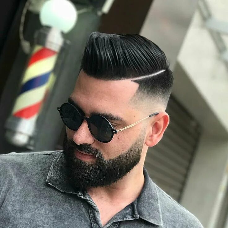 Прически мужские борода модные Men's Hairstyles with Beard