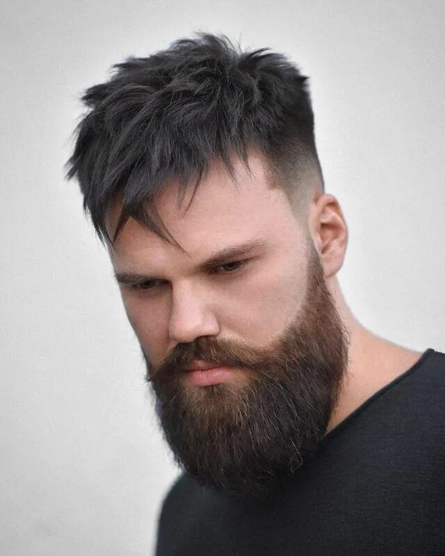 Прически мужские для полного men's hairstyle trends 2019 Beard haircut, Beard styles for men, Beard styles