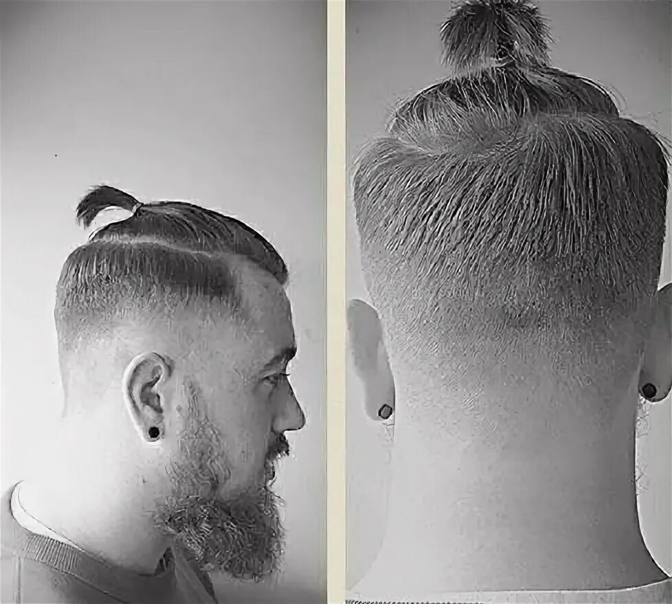 Прически мужские хвостик сзади 3 Best Hairstyle Combinations To Compliment The Fade Hairstyle Man bun hairstyle