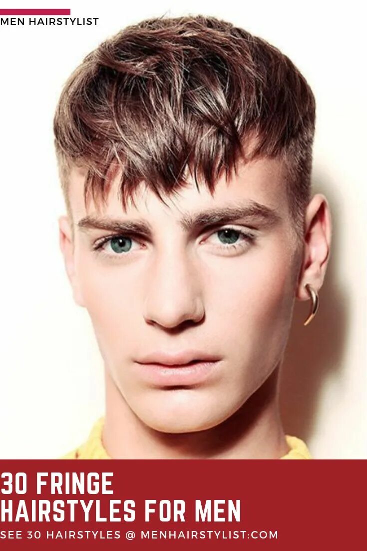 Прически мужские короткие волосы с челкой 30 Modern Fringe Hairstyles for Men Fringe hairstyles, Mens hairstyles, Short ha