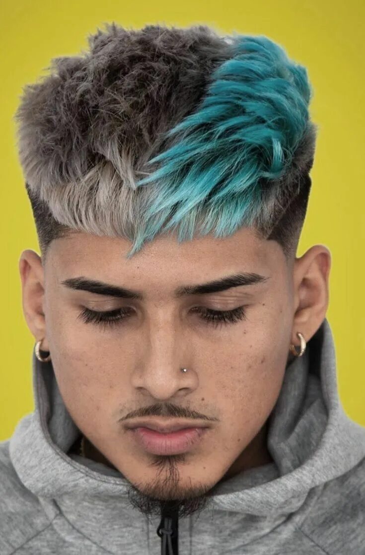 Прически мужские крашеные Pinterest Color de pelo hombre, Pelo pintado hombre, Colores de cabello hombre