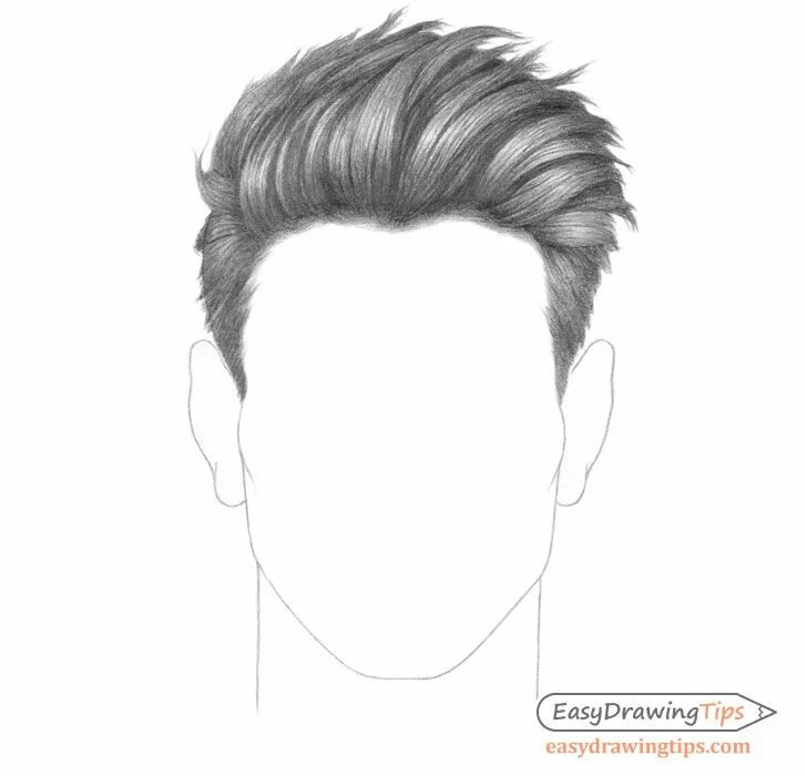 Прически мужские мультяшные How to Draw Male Hair Step by Step - EasyDrawingTips Drawing male hair, Guy draw