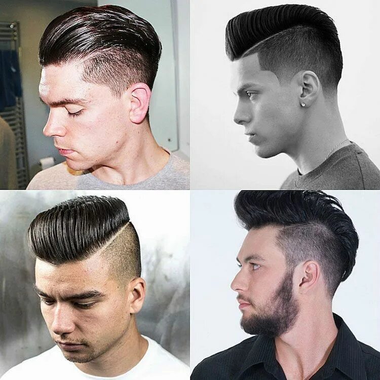 Прически мужские снизу коротко сверху длинно Pompadour hairstyle for men - styling ideas for the popular haircut - New Hair S