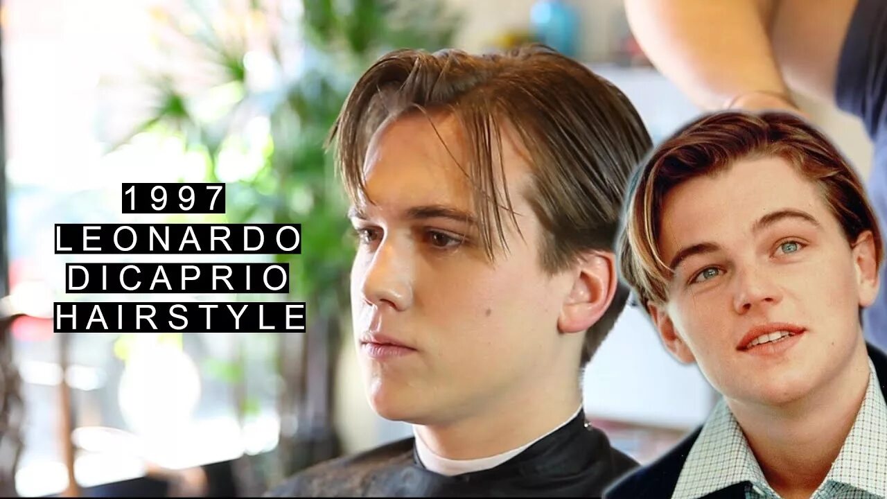 Прически мужские титаник 1997 Leonardo DiCaprio Hairstyle Jack Dawson Long Length Retro Haircut - YouTube