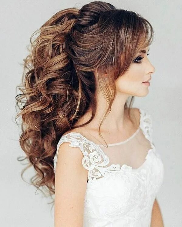 Прически н длинные Wedding hair which are amazing. #weddinghairstylesforlonghair Prom hairstyles fo