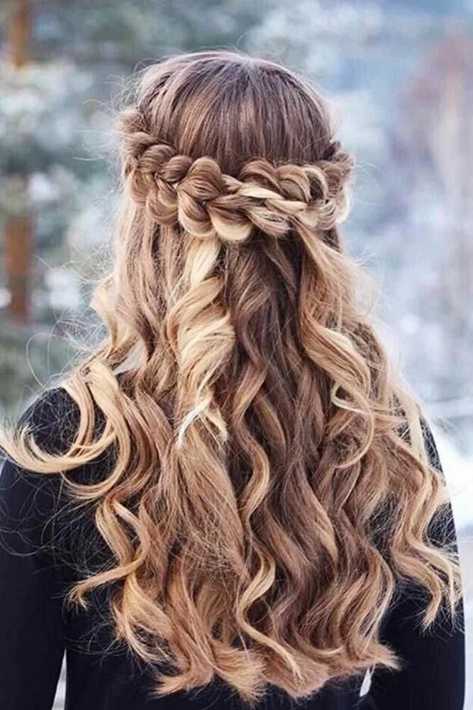 Прически на 2 сентября длинные волосы Graduation Hairstyle 2019 - - #frisuren #curlyhairstyles2019 Cute hairstyles for