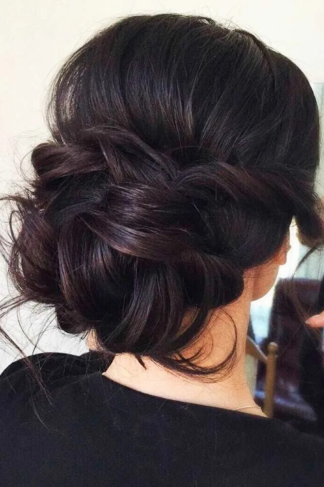 Прически на черные волосы 45 Trendy Updo Hairstyles For You To Try Wedding hairstyles, Medium hair styles,