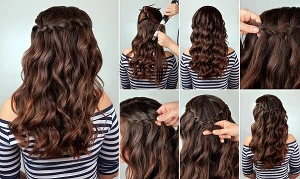 Прически на длинные распущенные своими руками Top 9 Stylish and Unique Hairstyles for Long Skirts Acconciature facili, Capelli