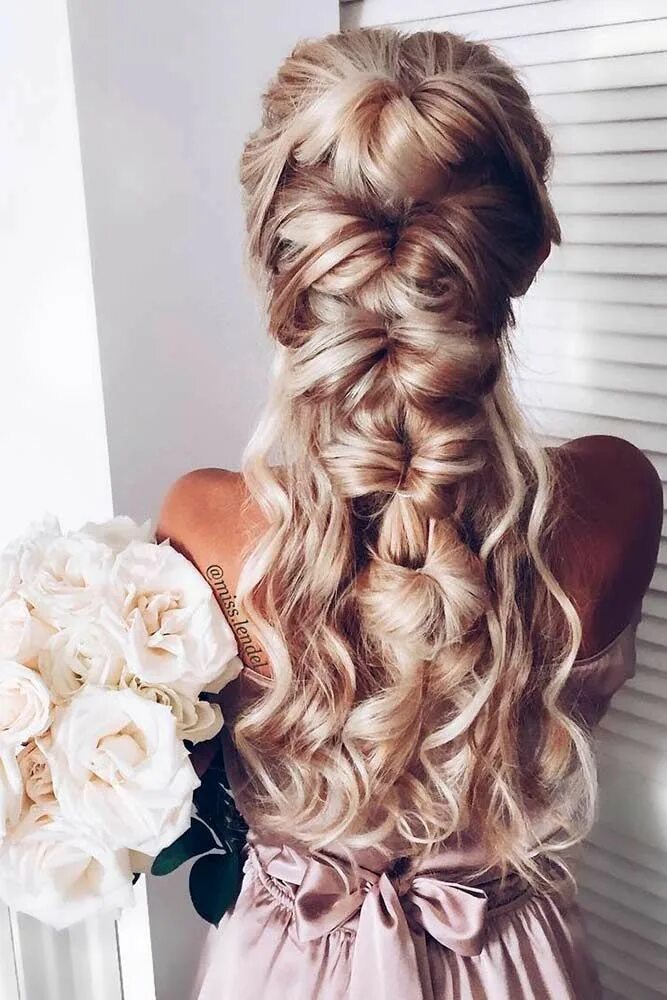 Прически на длинные светлые волосы Stunning Wedding Hairstyles for Long Hair Long hair styles, Prom hairstyles for 