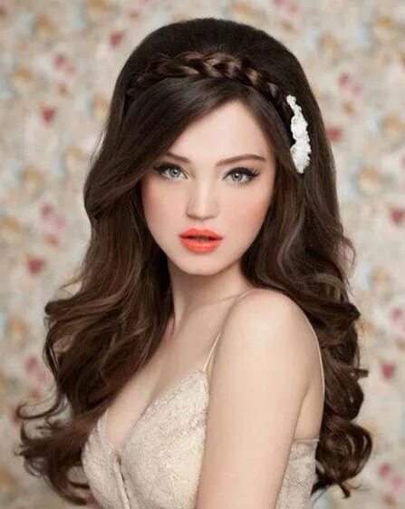 Прически на длинные волосы 16 лет PouPeE Wedding hairstyles for long hair, Long hair styles, Wedding hairstyles