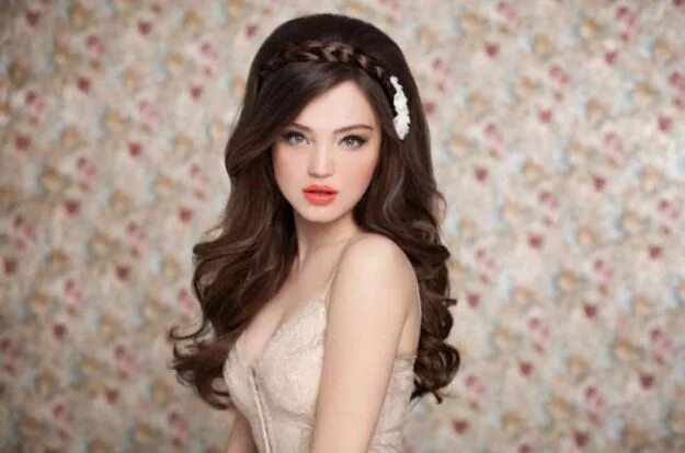 Прически на длинные волосы 16 лет Вечерний макияж Wedding hairstyles for long hair, Wedding hairstyles, Long hair 