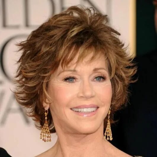 Прически на длинные волосы 55 лет Pin on Hair & Beauty Hairstyles for thin hair, Jane fonda hairstyles, Short hair