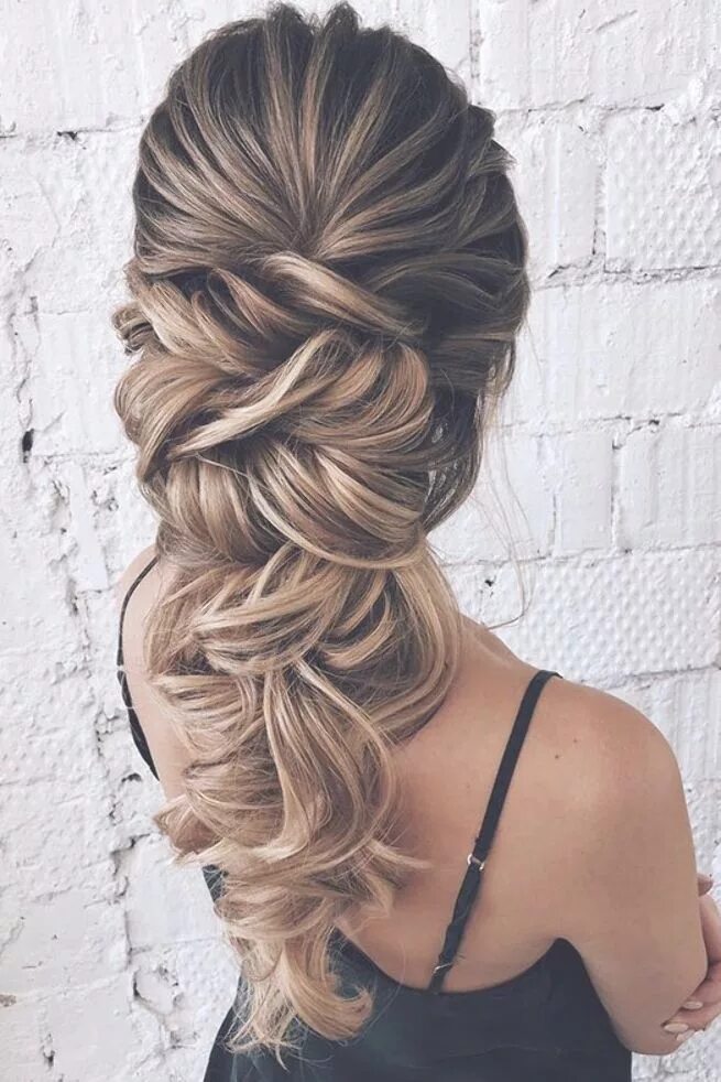 Прически на длинные волосы для девушек 2024 Hairstyle, wedding hairstyle, wedding, elegant wedding hairstyle, wedding, elega