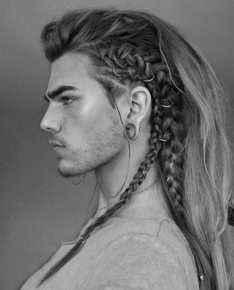 Прически на длинные волосы для мужчин Pin on Этап 1 - портрет Long hair styles men, Men's long hairstyles, Long hair s