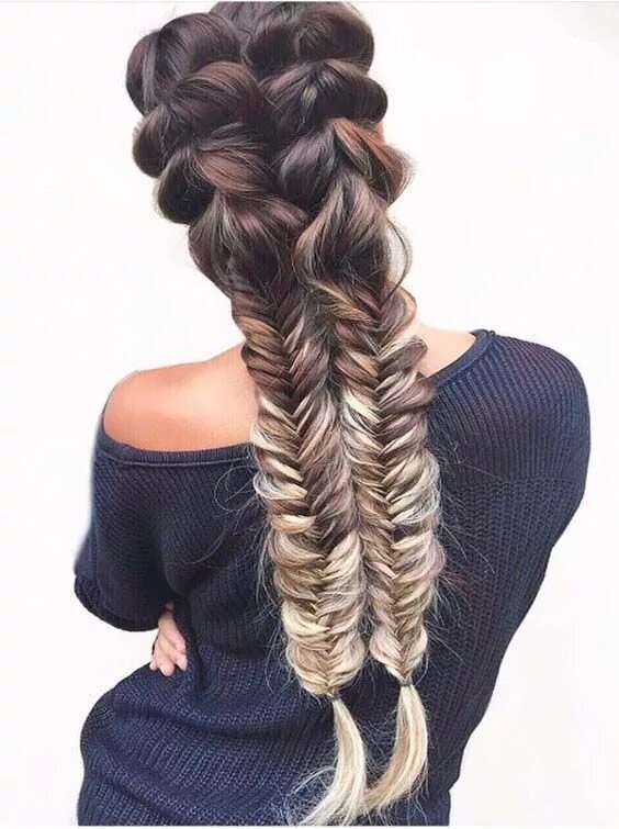 Прически на длинные волосы французские косы 25 Beautiful Two Braids Hairstyles That Will Rock Your World! Прически, Плетеные