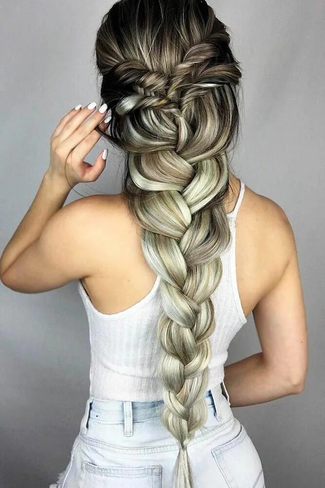 Прически на длинные волосы французские косы 100 Inspiring Ideas For Braided Hairstyles Long hair styles, Braids for long hai