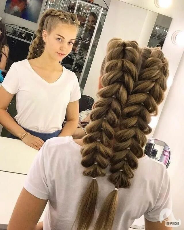 Прически на длинные волосы французские косы #прическиженские2017фото Long hair styles, Hair styles, Braided hairstyles easy