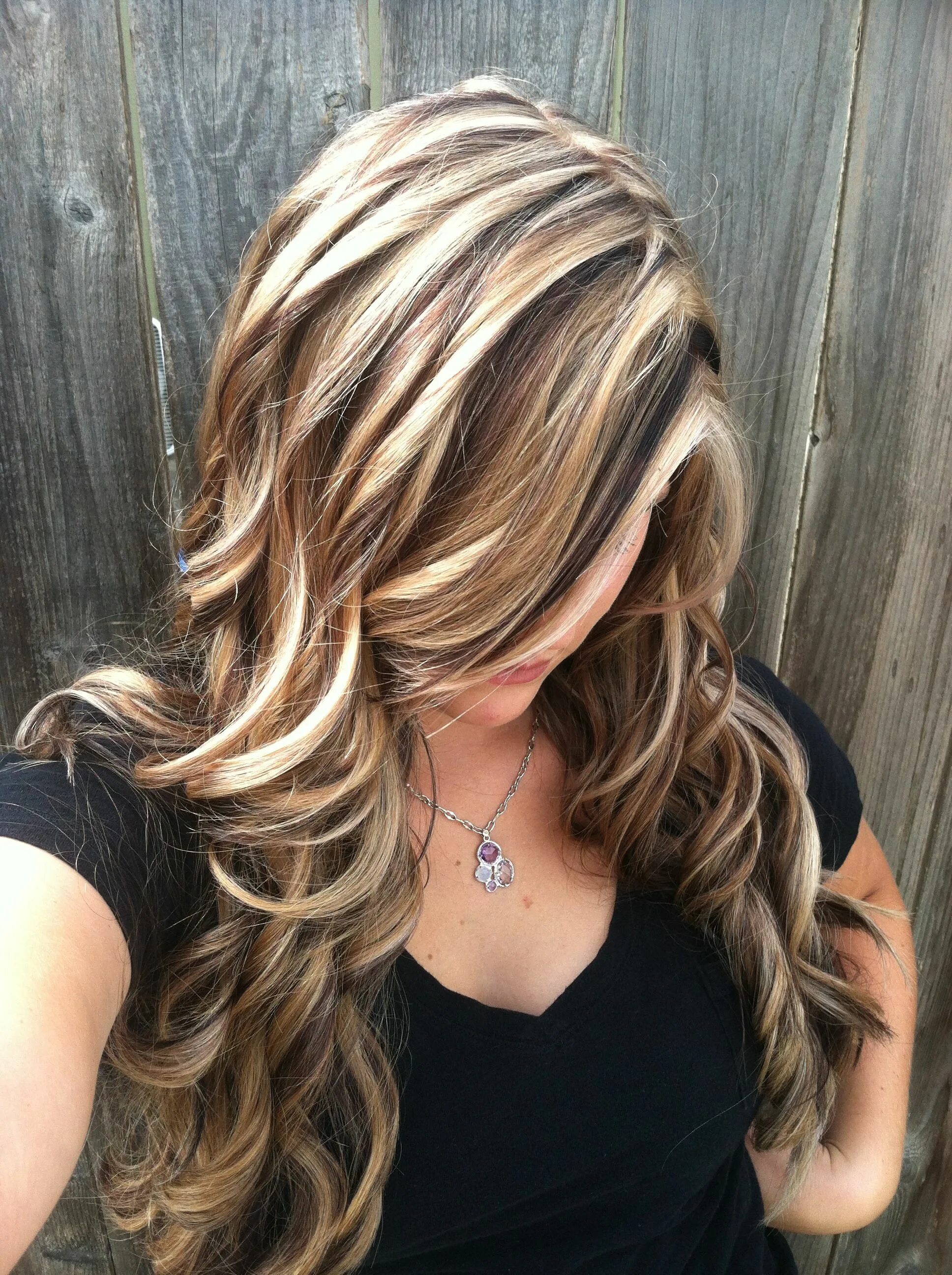 Прически на длинные волосы мелирование Love it! Thanks Emma! Brown blonde hair, Brown hair with blonde highlights, Hair