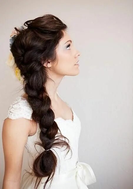 Прически на длинные волосы на ночь pretty long braid Thick hair styles, Long hair styles, Cool hairstyles