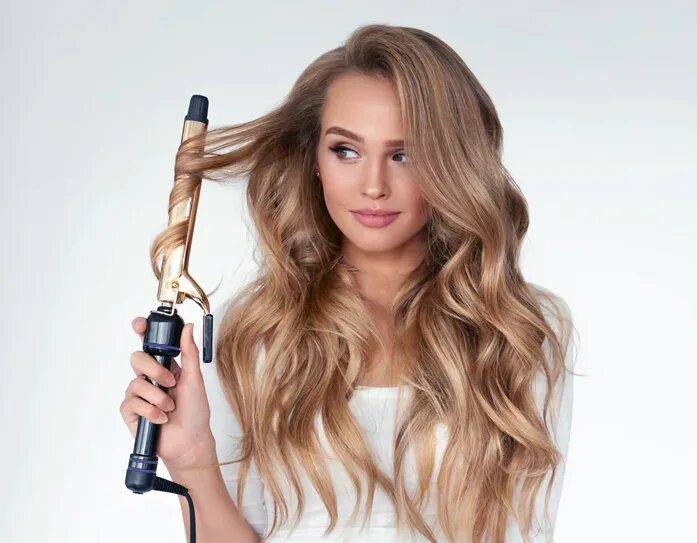 Прически на длинные волосы на плойку Плойка Hot Tools Professional 24K Gold Salon Curling Iron 32mm XL